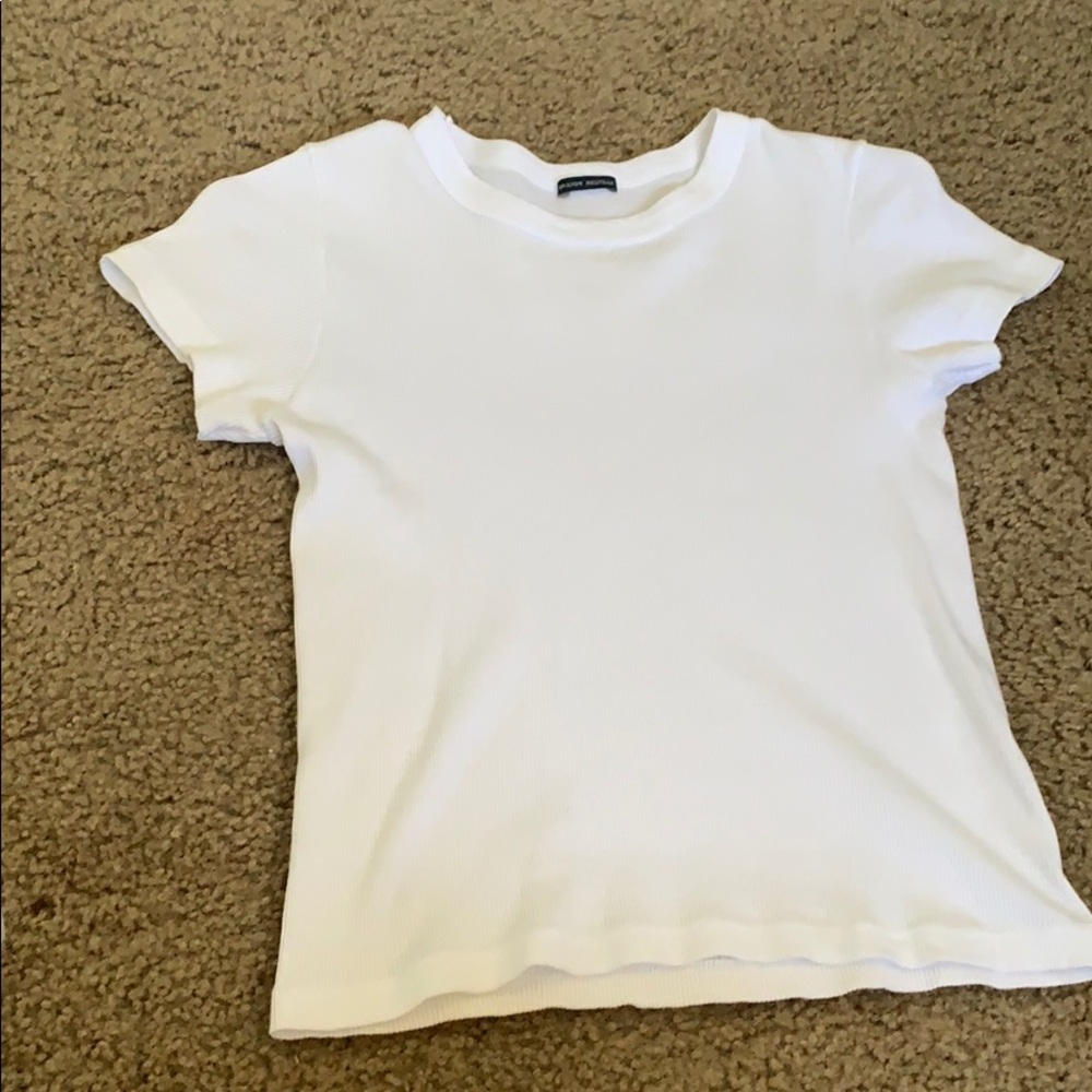 brandy melville plain white top